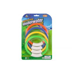 Colorful hoops Play underwater