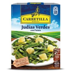 Prato de feijão verde com...