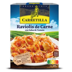 Meat ravioli dish with...