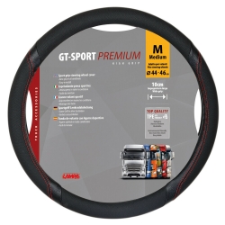 FUNDA VOLANTE NEGRO-ROJO M...