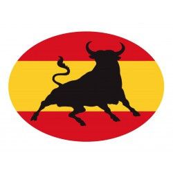 Toro adhésif sur drapeau...