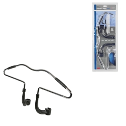 Chrome metal hanger with...