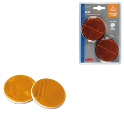 Oval reflectors Amber 65 mm...