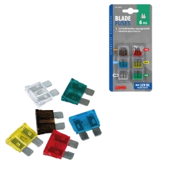 6 peças fusíveis planos