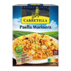 Assiette de la paella...