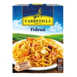 Plate of Fideua wheelbarrow