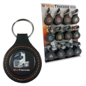 Keychain en cuir Wintrucker Type Volvo21 Blanc