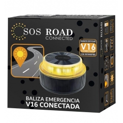 LUZ DE EMERGENCIA TRAFICO V16 CONECTADA A Internet SOS ROAD CONNECTED