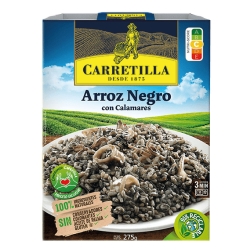 Arroz preto de placa com...