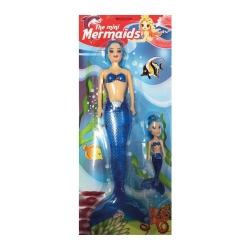 MUÑECA SIRENITA COLORES...