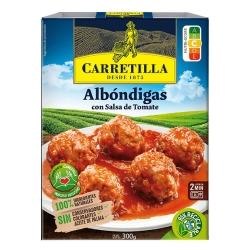 Plate meatballs with tomato...