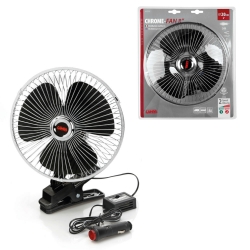 Giant chrome fan with...