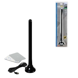 Antena de TV com globo de...