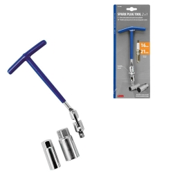 LLAVE DE BUJIA 16+21 MM