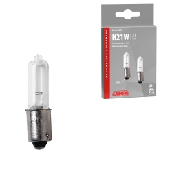 Lampa H21W Blanc 24V Bay9S...