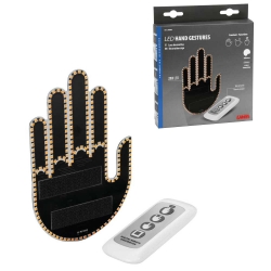 MANO LED CON SIGNOS...