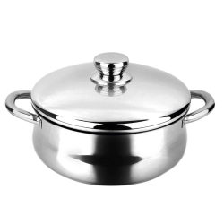 Pan avec couvercle en acier...