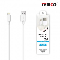 Cabo USB para iPhone 1M 2A...