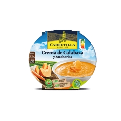 PLATO CREMA DE CALABAZA Y...