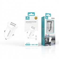 CARGADOR DOBLE USB 12/24V...
