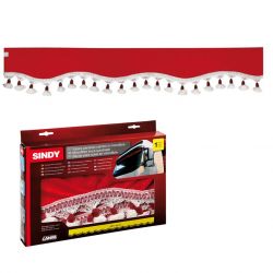 Viseira de parasol vermelha...