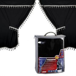 Black Curtains 9 Pieces