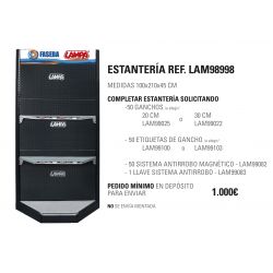 Rinconera lampa 210x100x45 cm