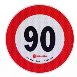 Speed Limit Adhesive 90 km