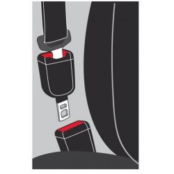 Alargador Extensor De Cinturon Seguridad Auto Ajustable 44cm