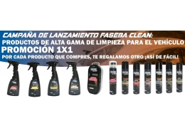 Nuevos productos de limpieza para coches de Faseba Clean