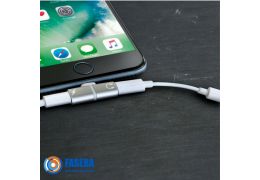 NUEVO ADAPTADOR DE AUDIO MAS CARGA DE BATERÍA APPLE